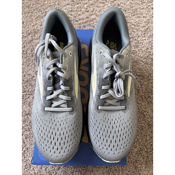 Brooks Ghost 16 Primer Grey Lime 110418040 Men’s Size12 Wide 2E EE Sneaker New main image 4